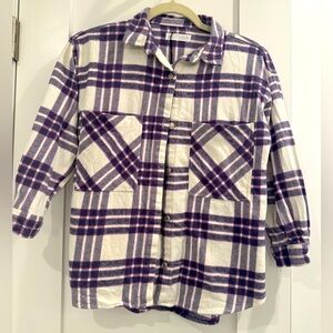 Zara kids flannel shirt